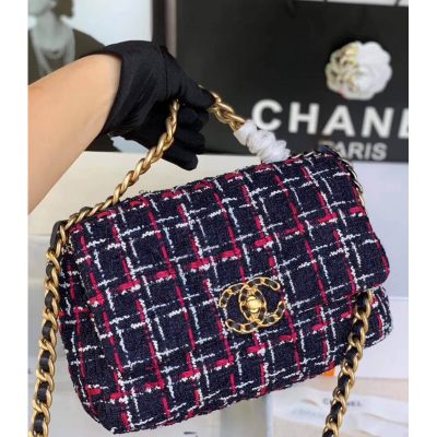 Alternative view of Wholesale Luxury Chanel 19 Flap Bag In Tweed As1160