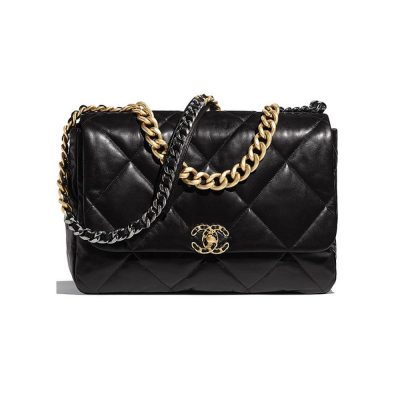 Wholesale Luxury Chanel 19 Large Lambskin Flap Bag As1161