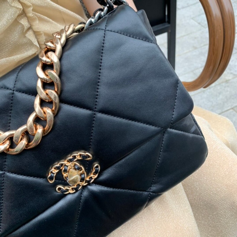 Wholesale Luxury Chanel 19 Large Lambskin Flap Bag As1161 - Image 6