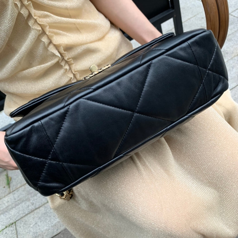 Wholesale Luxury Chanel 19 Large Lambskin Flap Bag As1161 - Image 9