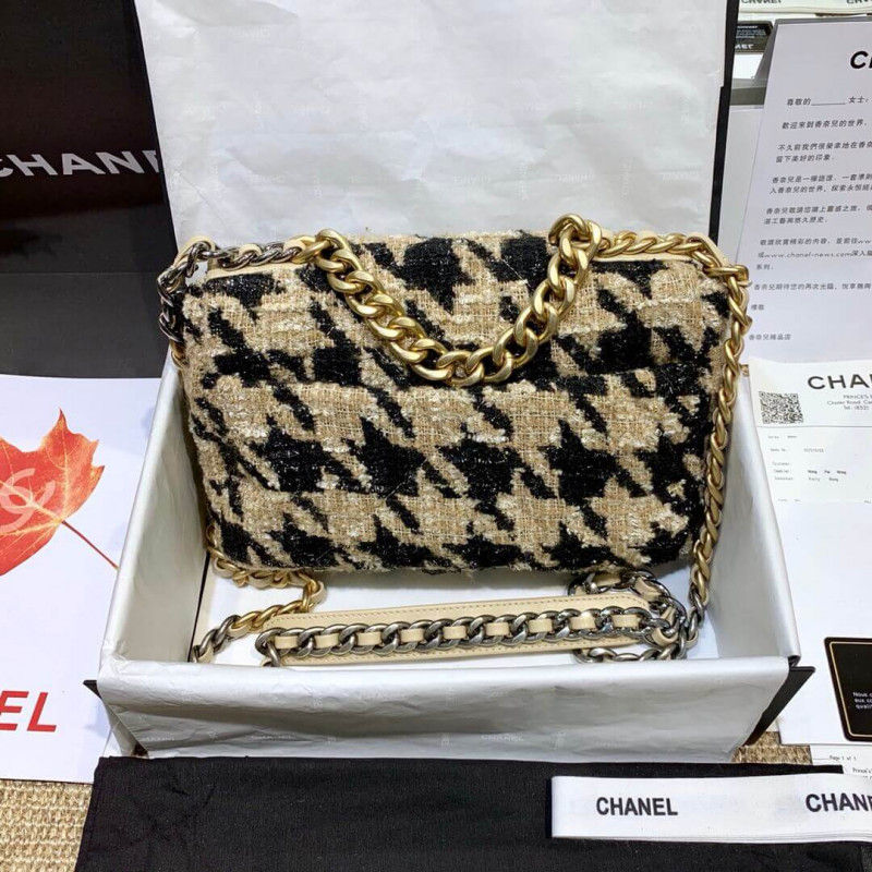 Wholesale Luxury Chanel 19 Tweed Maxi Flap Bag As1160 - Image 2