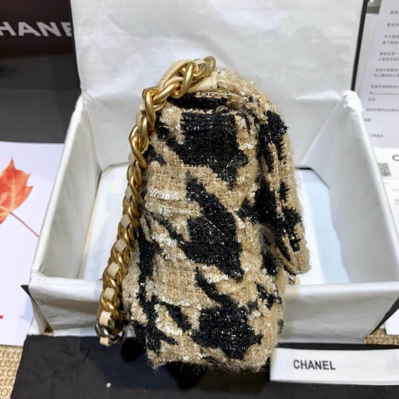 Wholesale Luxury Chanel 19 Tweed Maxi Flap Bag As1160 - Image 5