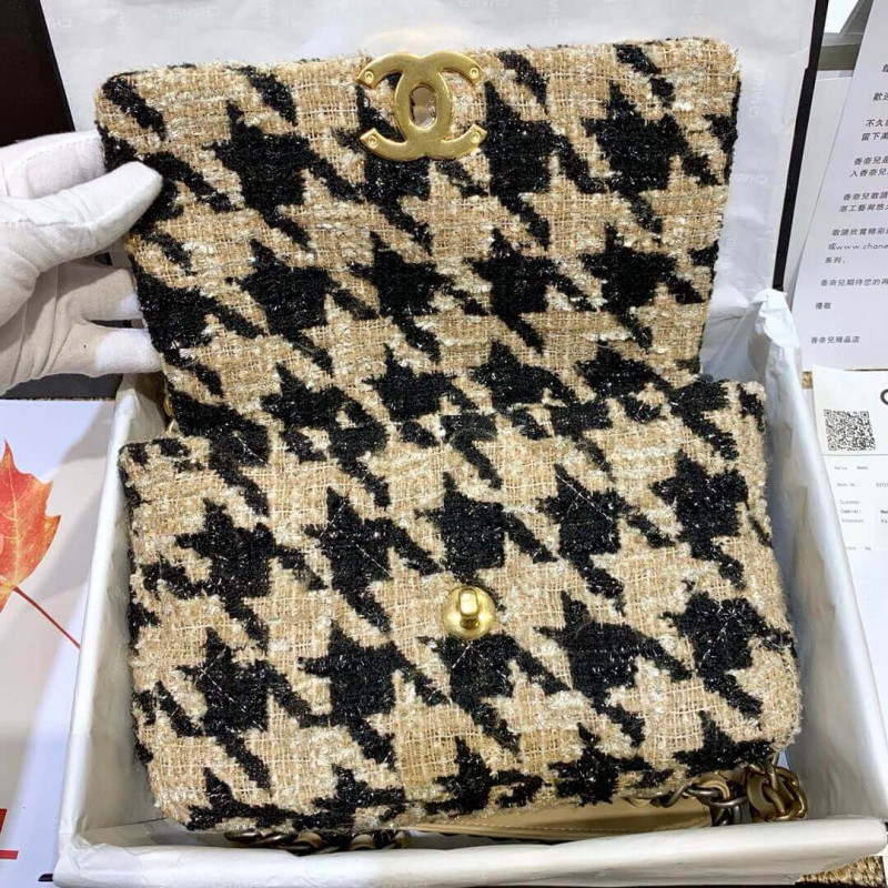 Wholesale Luxury Chanel 19 Tweed Maxi Flap Bag As1160 - Image 6
