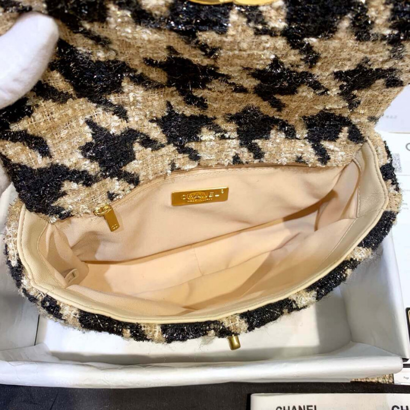 Wholesale Luxury Chanel 19 Tweed Maxi Flap Bag As1160 - Image 8