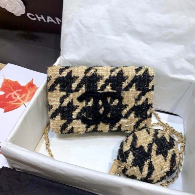 Alternative view of Wholesale Luxury Chanel 19 Tweed Woc With Coin Purse Ap0985