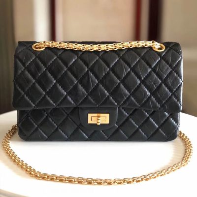 Alternative view of Wholesale Luxury Chanel 2.55 Aged Calfskin Leather Flap Bag A37586