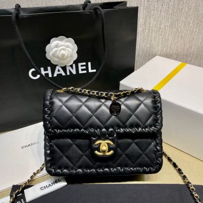Alternative view of Wholesale Luxury Chanel Braided Calfskin Flap Bag As6075