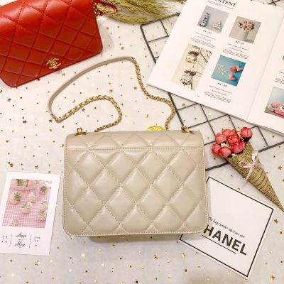 Alternative view of Wholesale Luxury Chanel Calf Leather Single Flap Bag As8869
