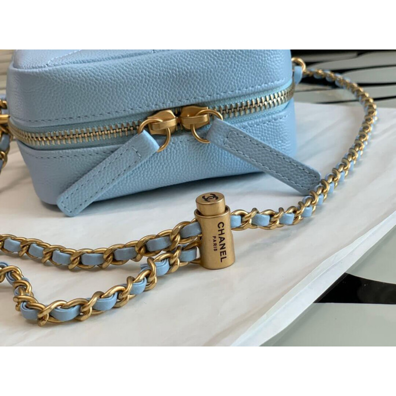 Wholesale Luxury Chanel Caviar Calfskin Pearl Crush Gold Ball Phone Clutch With Chain 99098 - Image 6