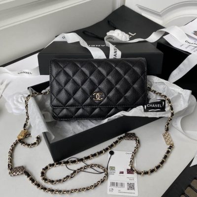Wholesale Luxury Chanel Caviar Calfskin Woc Wallet On Chain Ap2400