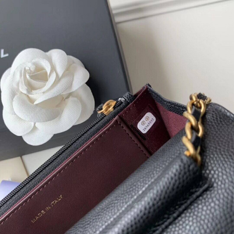 Wholesale Luxury Chanel Caviar Quilted Wallet On Chain Woc A33814 - Image 9