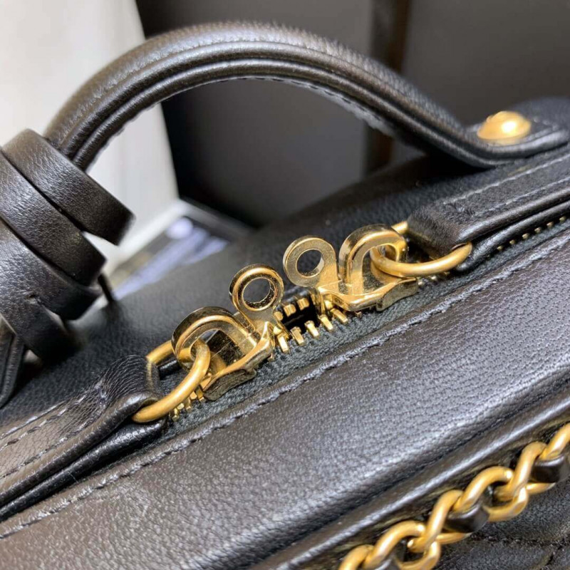 Wholesale Luxury Chanel Chain Around Cc Filigree Small Vanity Bag As1785 - Image 12