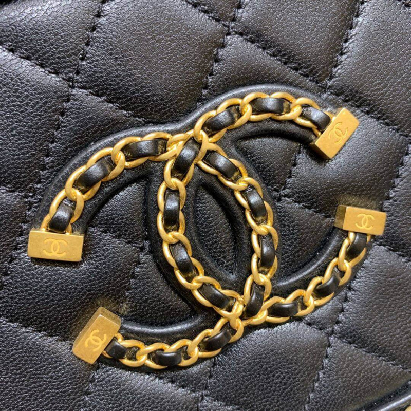 Wholesale Luxury Chanel Chain Around Cc Filigree Small Vanity Bag As1785 - Image 13