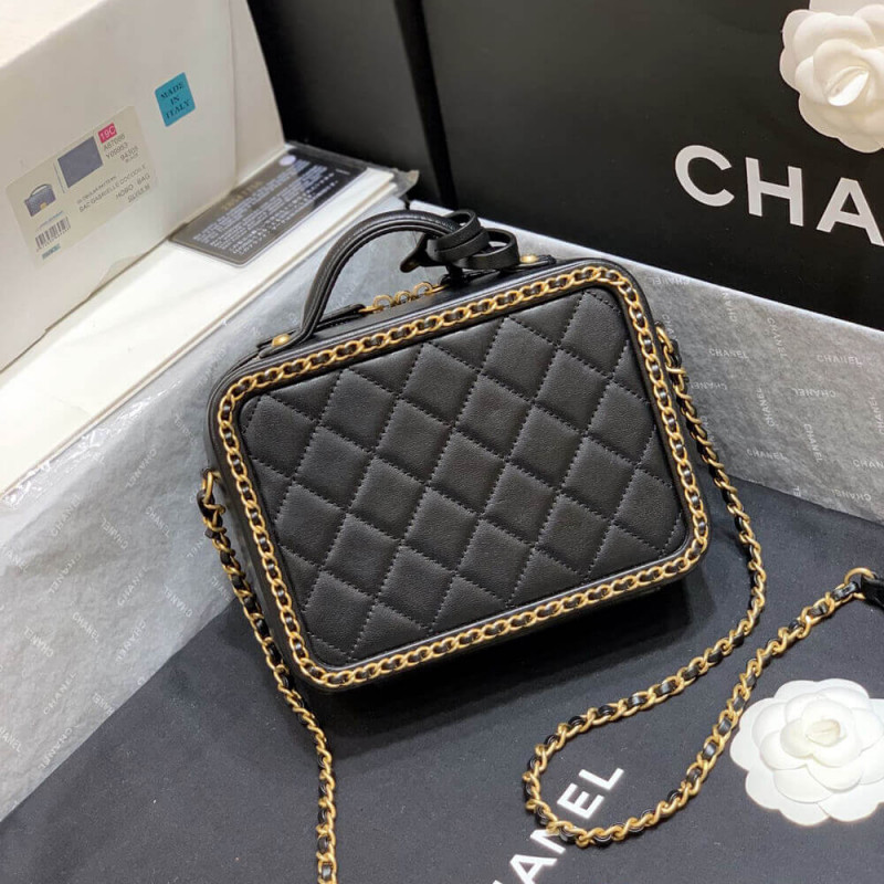 Wholesale Luxury Chanel Chain Around Cc Filigree Small Vanity Bag As1785 - Image 5
