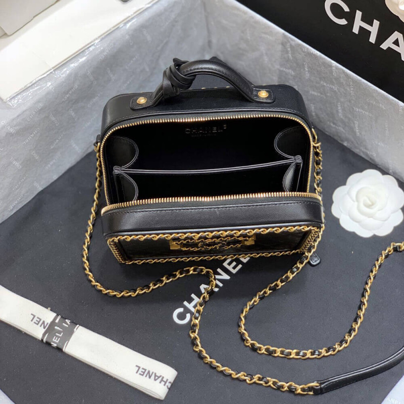 Wholesale Luxury Chanel Chain Around Cc Filigree Small Vanity Bag As1785 - Image 9