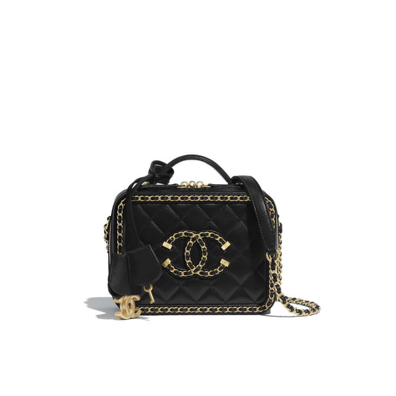 Wholesale Luxury Chanel Chain Around Cc Filigree Small Vanity Bag As1785