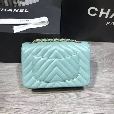 Alternative view of Wholesale Luxury Chanel Chevron Lambskin 20Cm Classic Flap Bag 1116