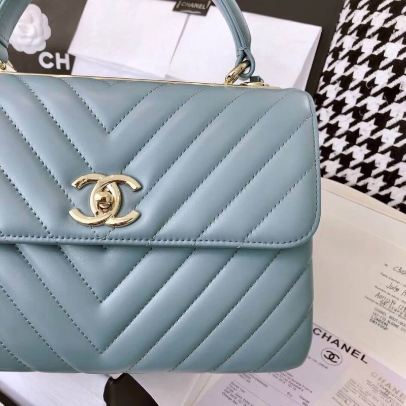 Wholesale Luxury Chanel Chevron Quilted Small Trendy Cc 25453 - Image 2