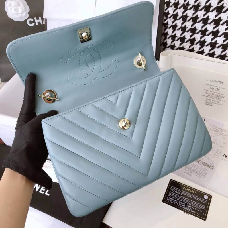 Wholesale Luxury Chanel Chevron Quilted Small Trendy Cc 25453 - Image 8