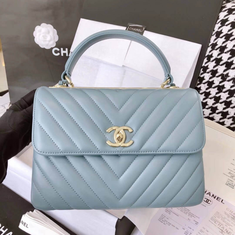 Wholesale Luxury Chanel Chevron Quilted Small Trendy Cc 25453