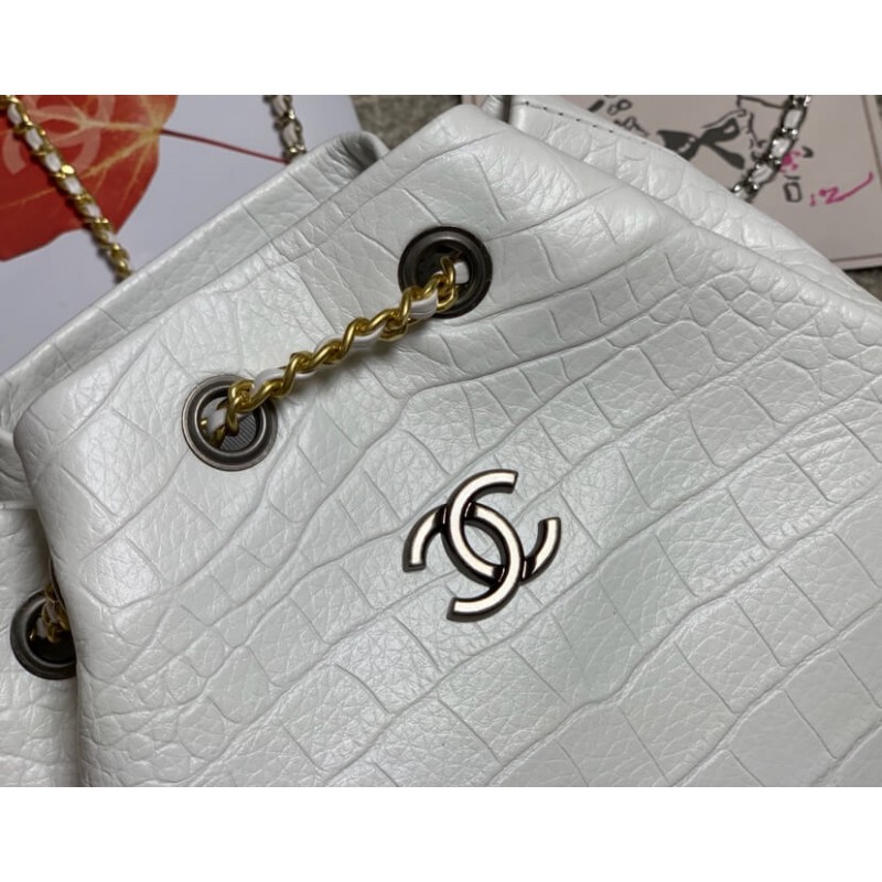 Wholesale Luxury Chanel Crocodile Leather Backpack A94485 - Image 4