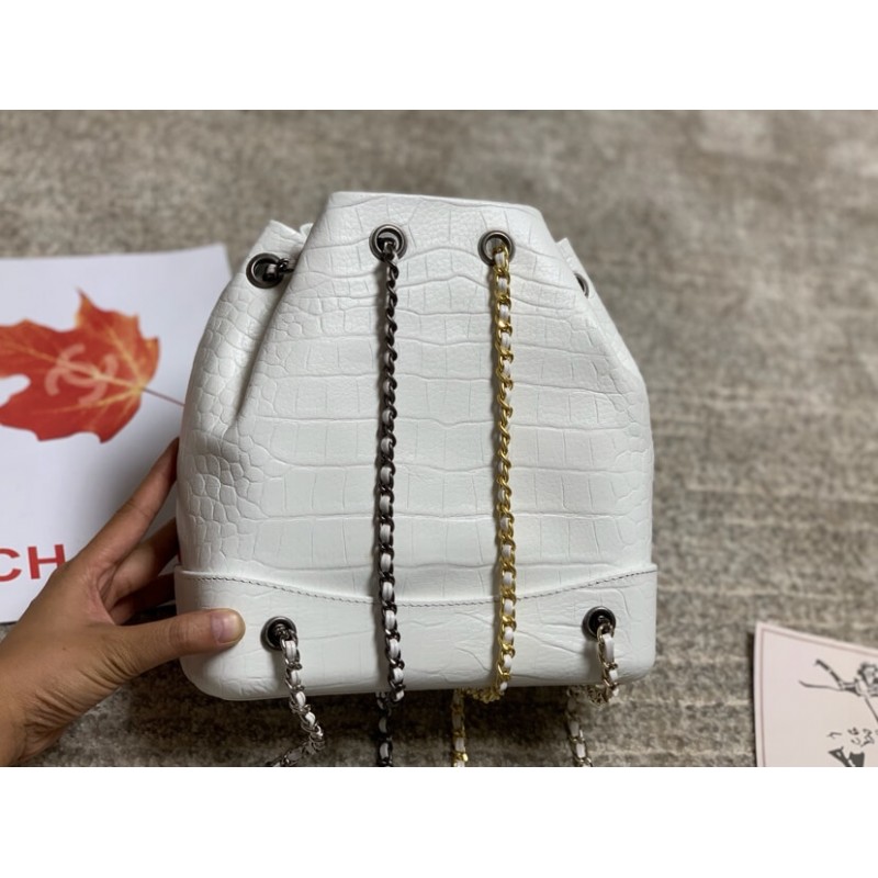 Wholesale Luxury Chanel Crocodile Leather Backpack A94485 - Image 5