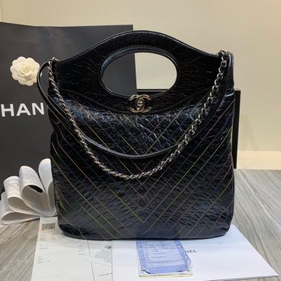 Wholesale Luxury Chanel Crumpled Calfskin Chanel 31 Shopping Bag 0091