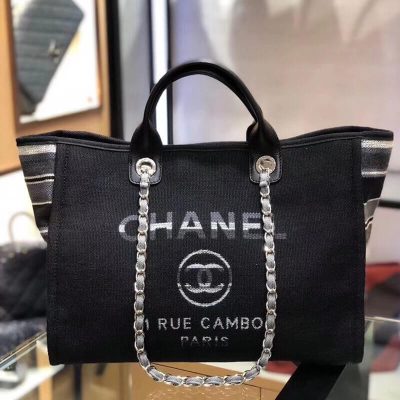 Wholesale Luxury Chanel Deauville Tote 38Cm Canvas Bag A66941 Multi