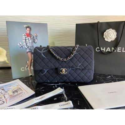 Wholesale Luxury Chanel Denim Classic Flap Jumbo Large Bag As2072