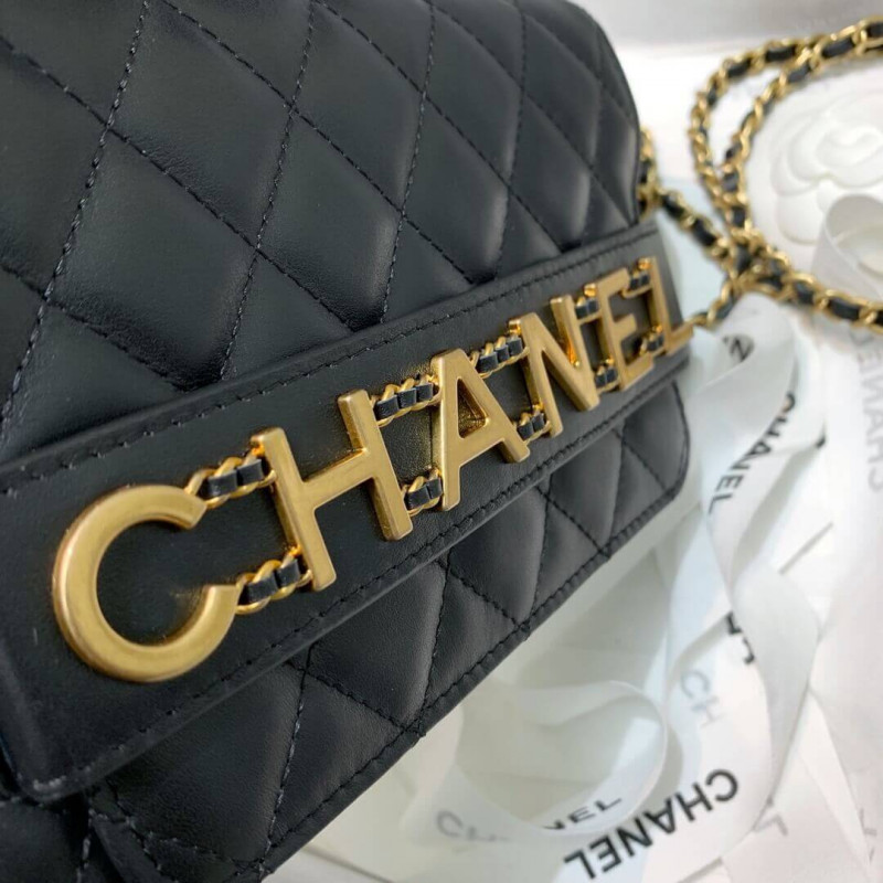 Wholesale Luxury Chanel Front Logo 19Cm Flap Bag 88826 - Image 3