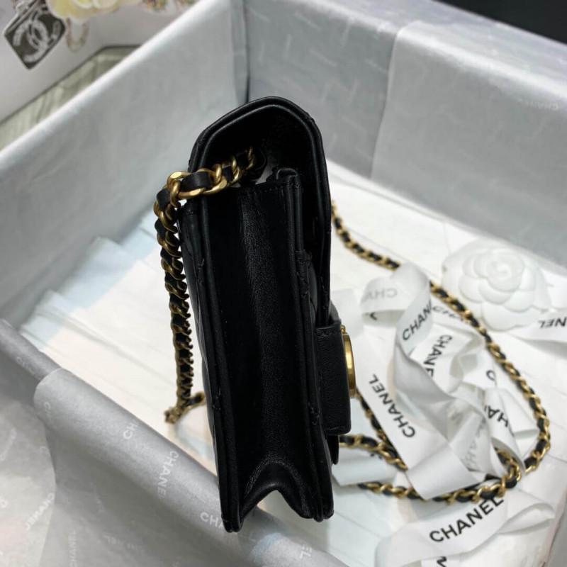 Wholesale Luxury Chanel Front Logo 19Cm Flap Bag 88826 - Image 4