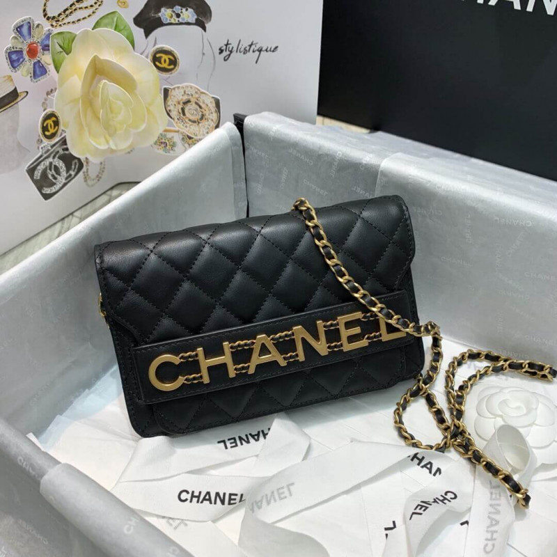 Wholesale Luxury Chanel Front Logo 19Cm Flap Bag 88826 - Image 5