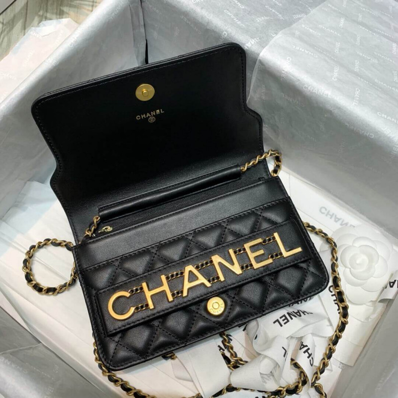 Wholesale Luxury Chanel Front Logo 19Cm Flap Bag 88826 - Image 8