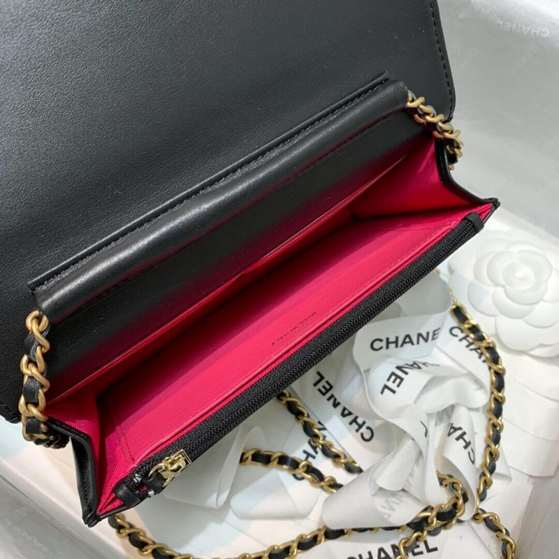 Wholesale Luxury Chanel Front Logo 19Cm Flap Bag 88826 - Image 9