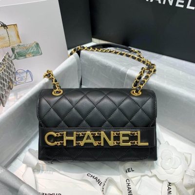 Alternative view of Wholesale Luxury Chanel Front Logo Small Flap Bag As1490