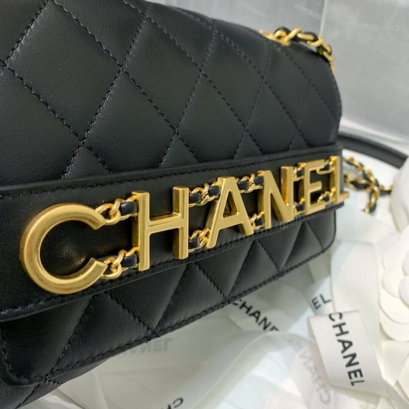 Wholesale Luxury Chanel Front Logo Small Flap Bag As1490 - Image 4