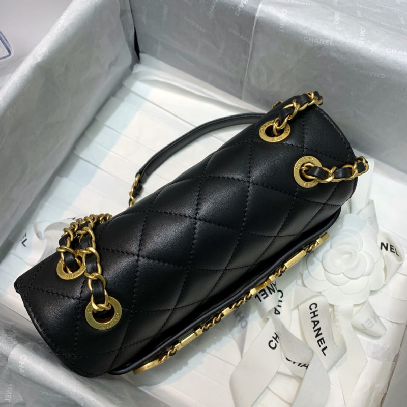 Wholesale Luxury Chanel Front Logo Small Flap Bag As1490 - Image 7