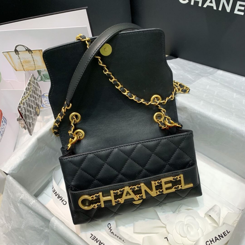 Wholesale Luxury Chanel Front Logo Small Flap Bag As1490 - Image 9