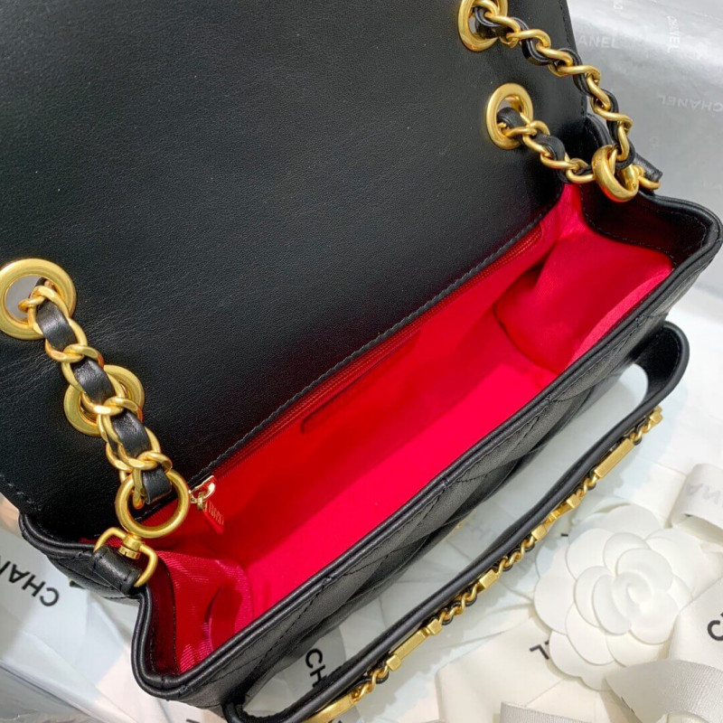 Wholesale Luxury Chanel Front Logo Small Flap Bag As1490 - Image 10