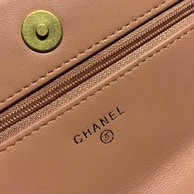 Wholesale Luxury Chanel Goatskin Quilted 19 Woc Flap Bag On Chain 422740 - Image 7