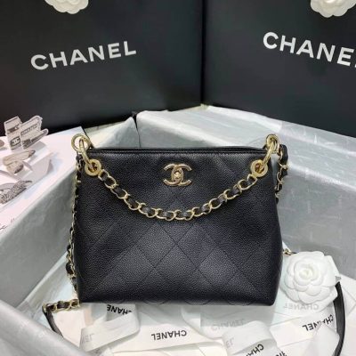 Wholesale Luxury Chanel Grained Calfskin Small Hobo Bag As1461
