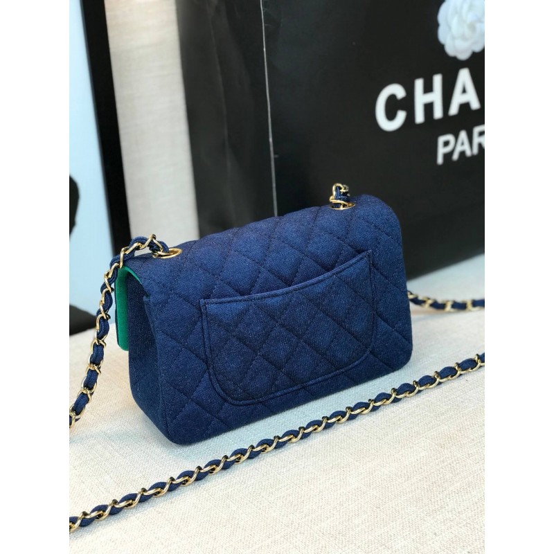 Wholesale Luxury Chanel Jersey Classic Handbag A01112 - Image 3