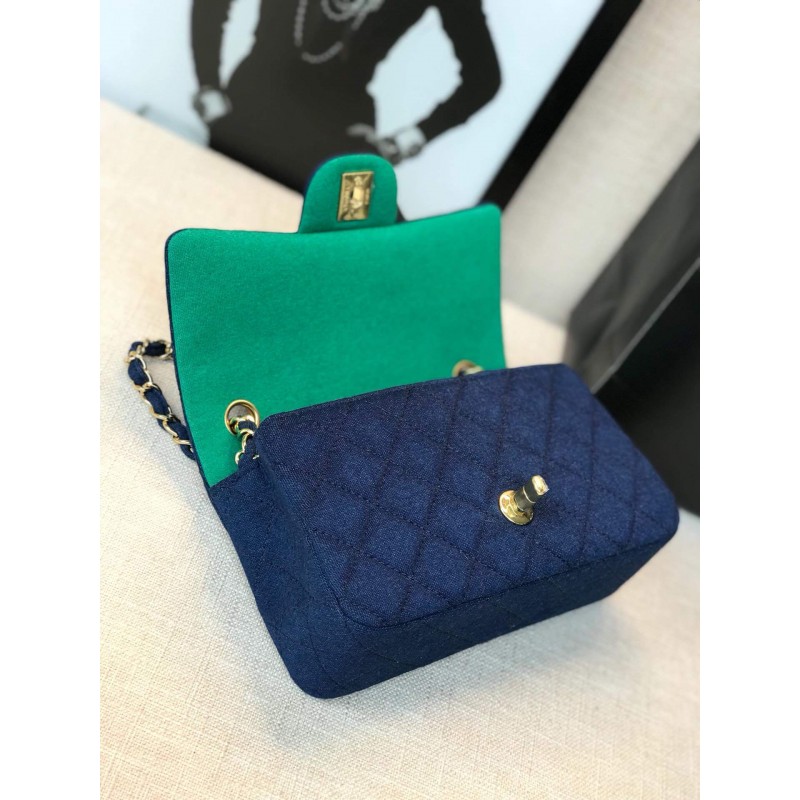 Wholesale Luxury Chanel Jersey Classic Handbag A01112 - Image 9