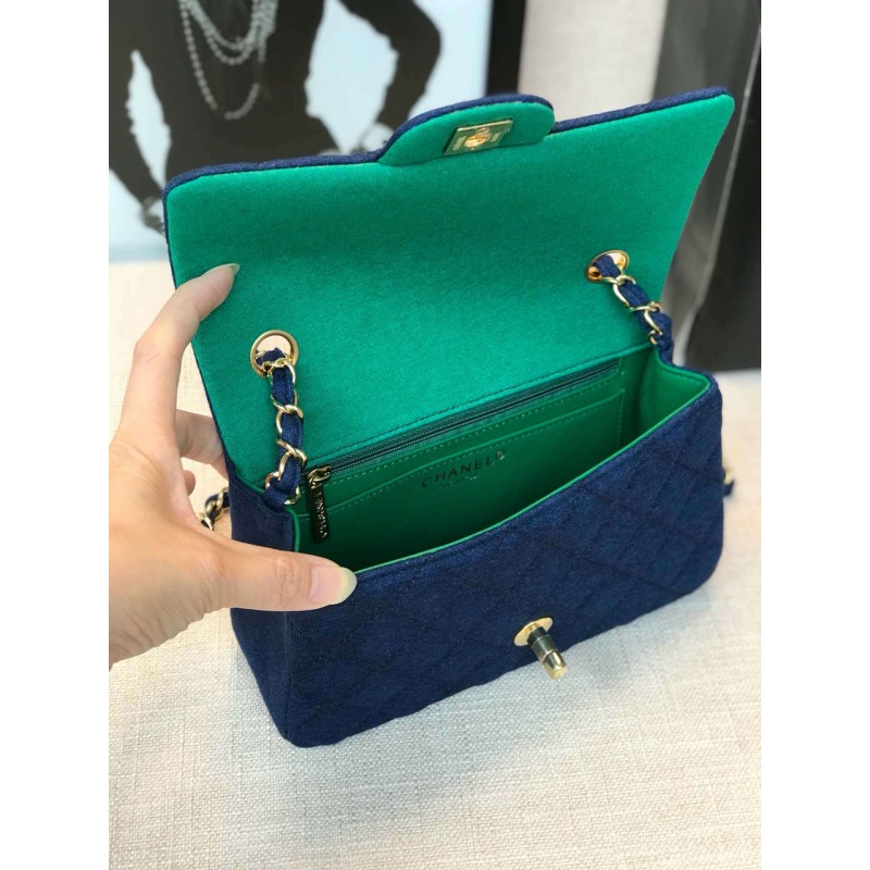 Wholesale Luxury Chanel Jersey Classic Handbag A01112 - Image 10