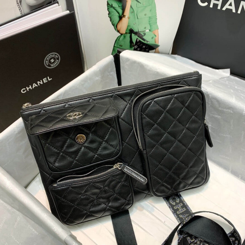 Wholesale Luxury Chanel Lambskin Cases With Accessories Ap1054 Black - Image 7
