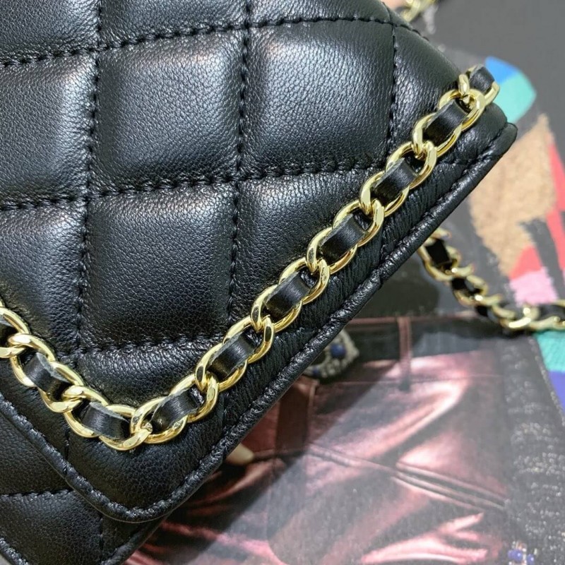 Wholesale Luxury Chanel Lambskin Chain Bag 86058 - Image 4