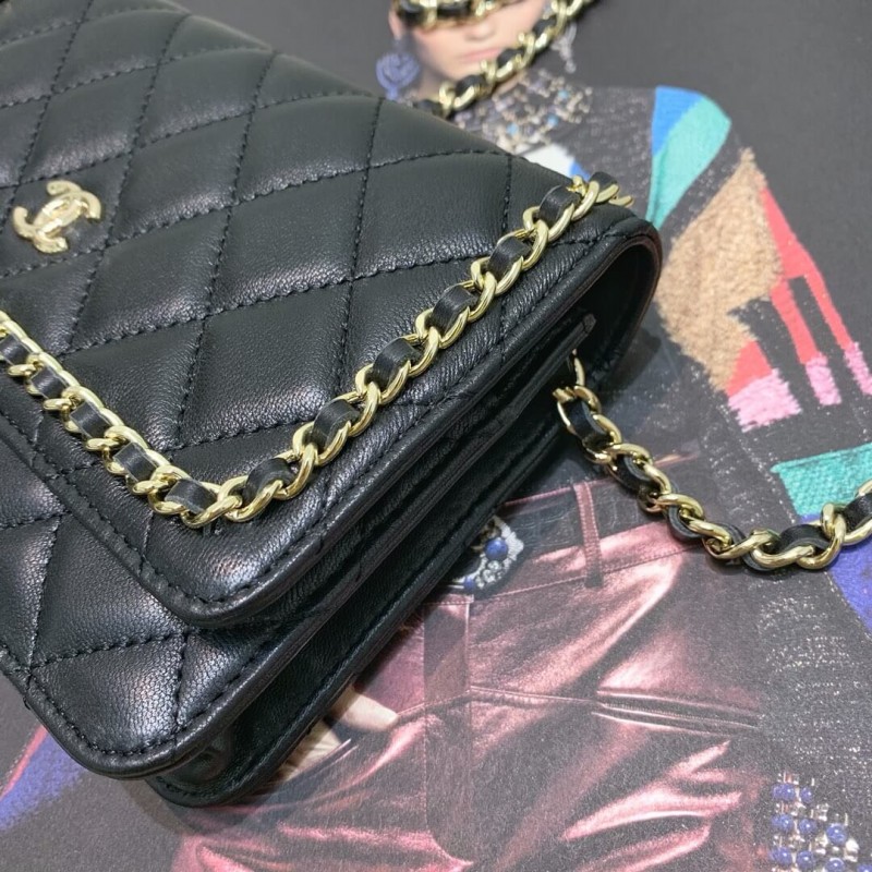 Wholesale Luxury Chanel Lambskin Chain Bag 86058 - Image 5
