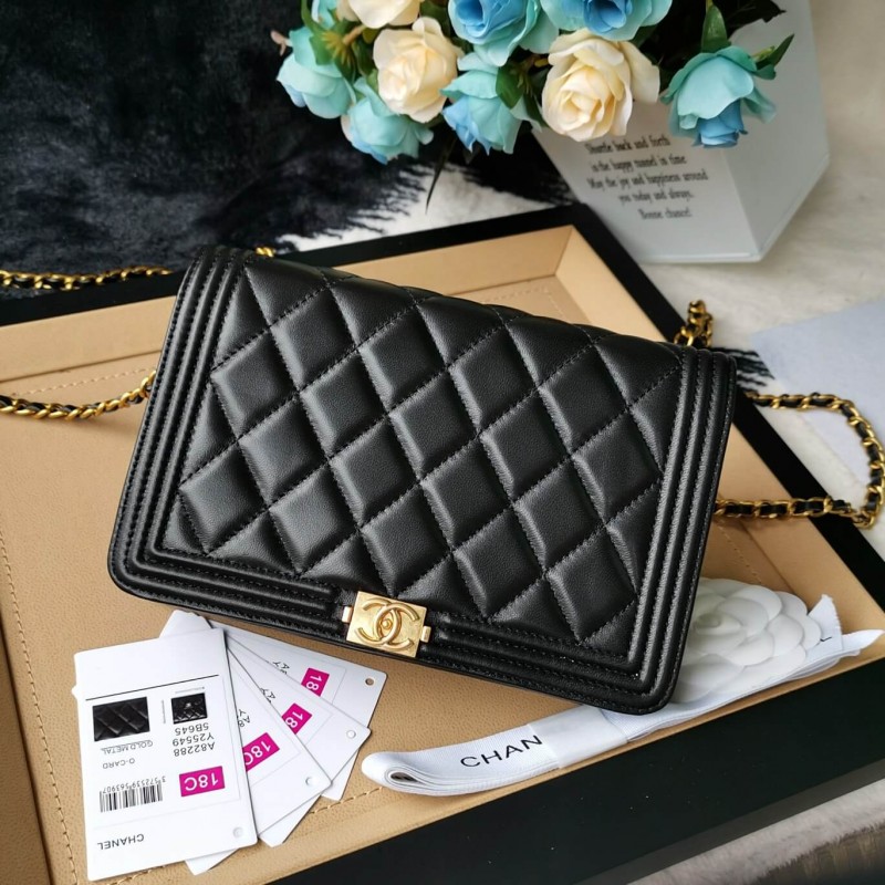 Wholesale Luxury Chanel Lambskin Leboy Woc Chain Bag 80287 - Image 2