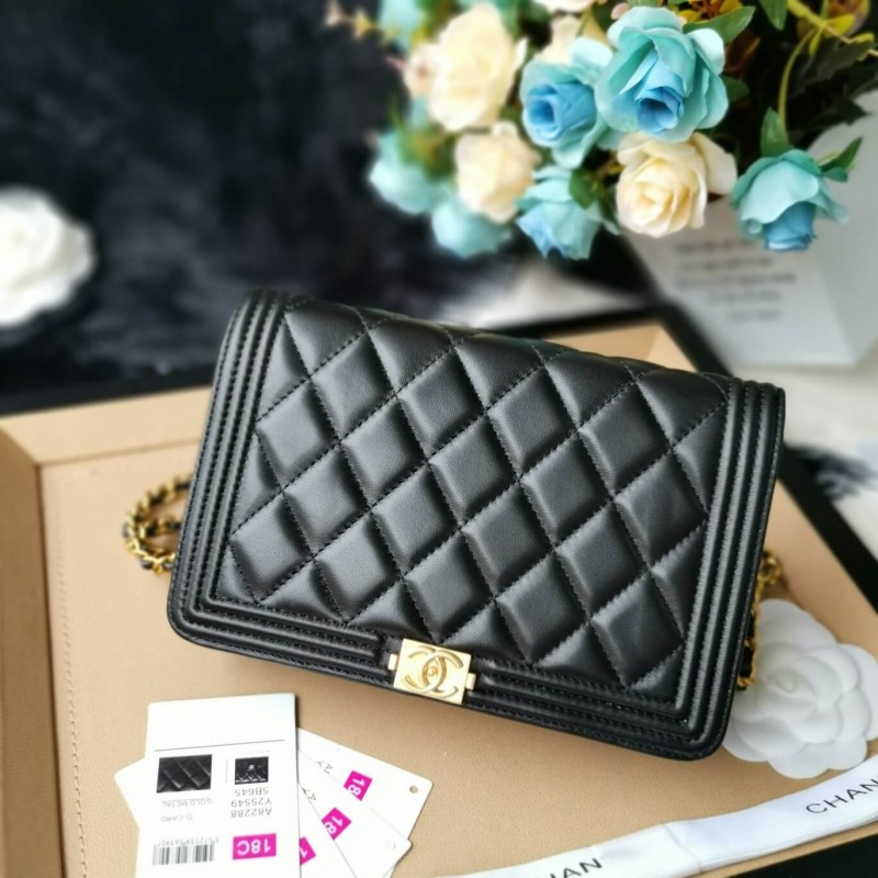 Wholesale Luxury Chanel Lambskin Leboy Woc Chain Bag 80287 - Image 3