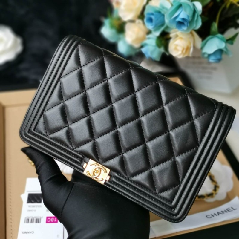 Wholesale Luxury Chanel Lambskin Leboy Woc Chain Bag 80287 - Image 4